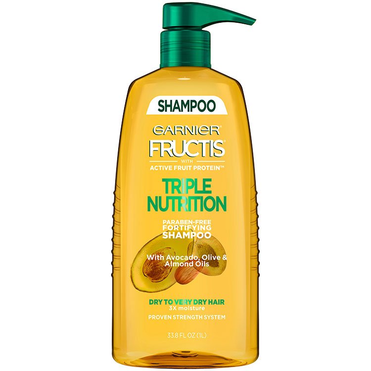 Fructis Triple Nutrition Shampoo 33.8 floz front